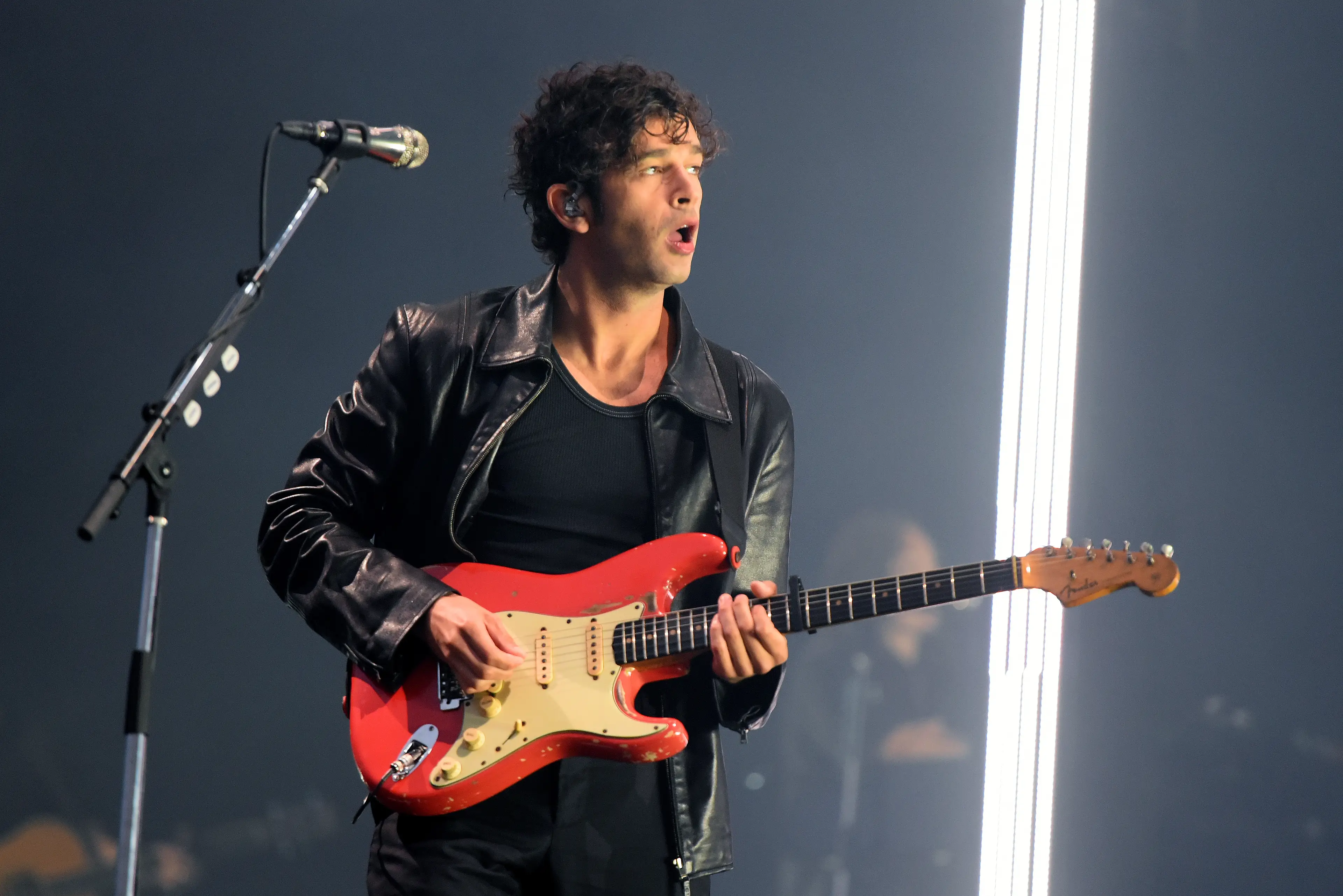 Matty is well known for being outspoken, especially when performing on stage. (Matthew Baker/Getty Images)