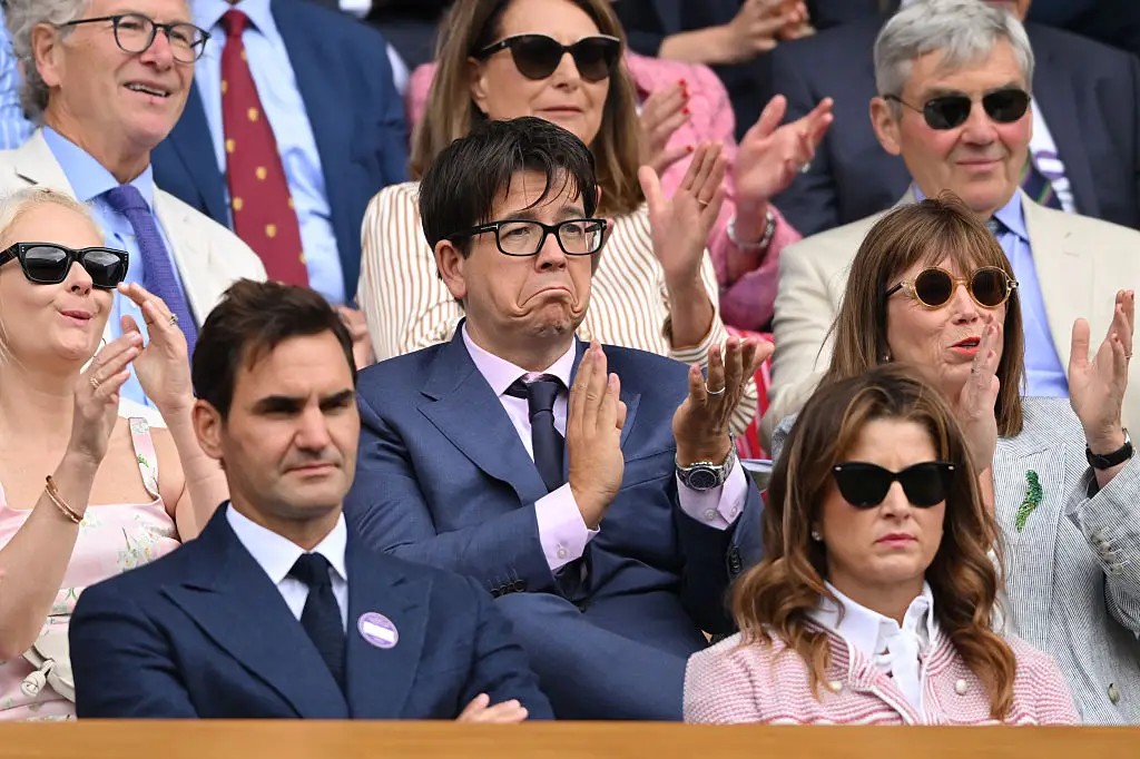 Kate Middleton's mum, Carole, sitting near to her 'secret crush' at Wimbledon earlier this week (7 July) (Karwai Tang / Contributor / Getty Images)