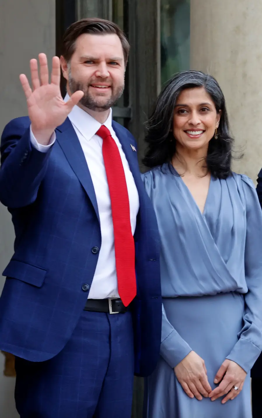 US Vice President JD Vance and his wife, Usha Vance, have just announced they're expanding their family (Chesnot/Getty Images)