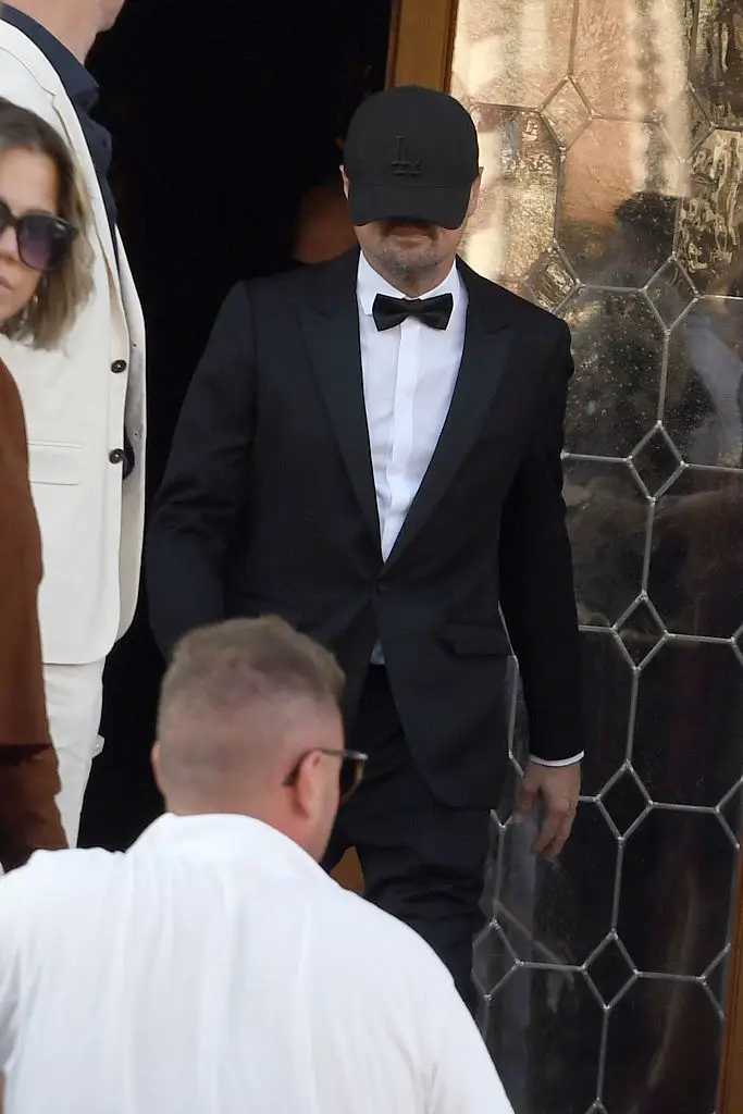 Leonardo DiCaprio at Jeff Bezos' wedding (Luigi Iorio/GC Images)