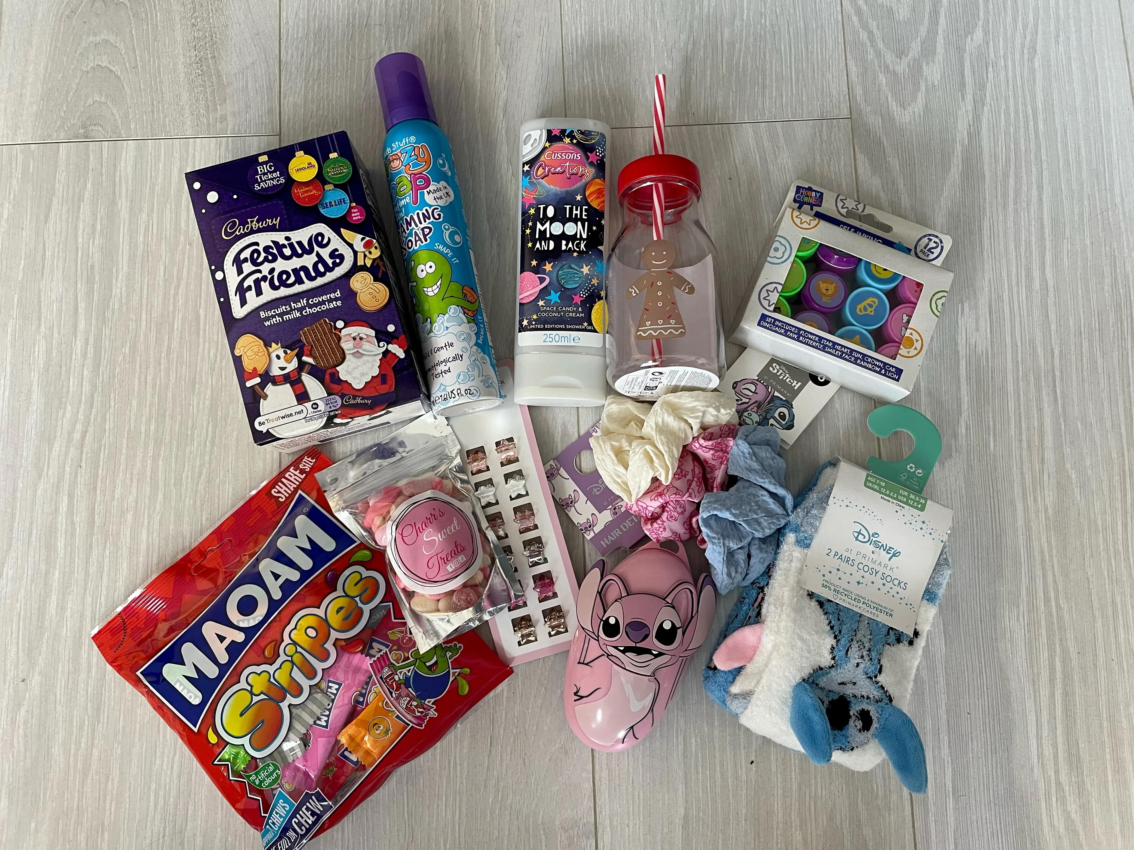 Some of the items she's bought.