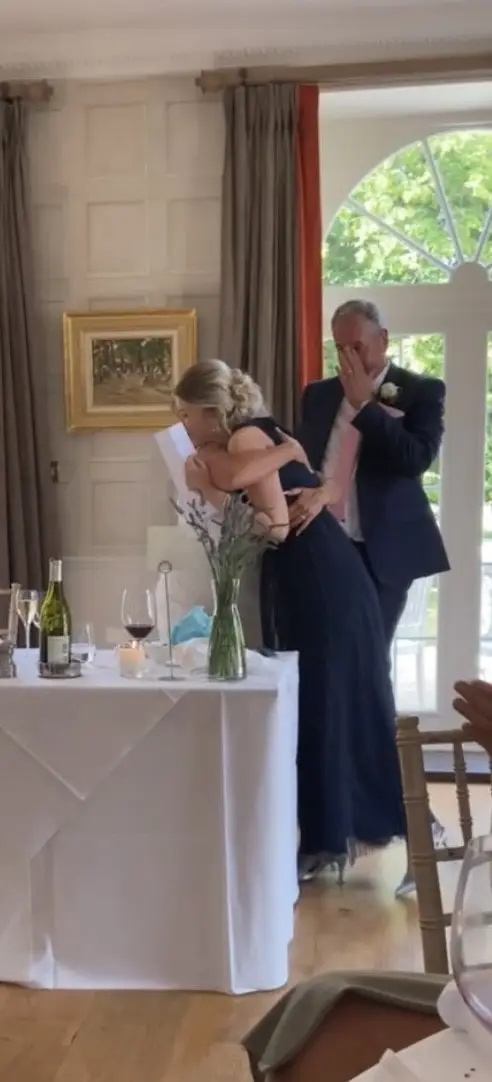 Ella said her dad and step-mum were delighted.