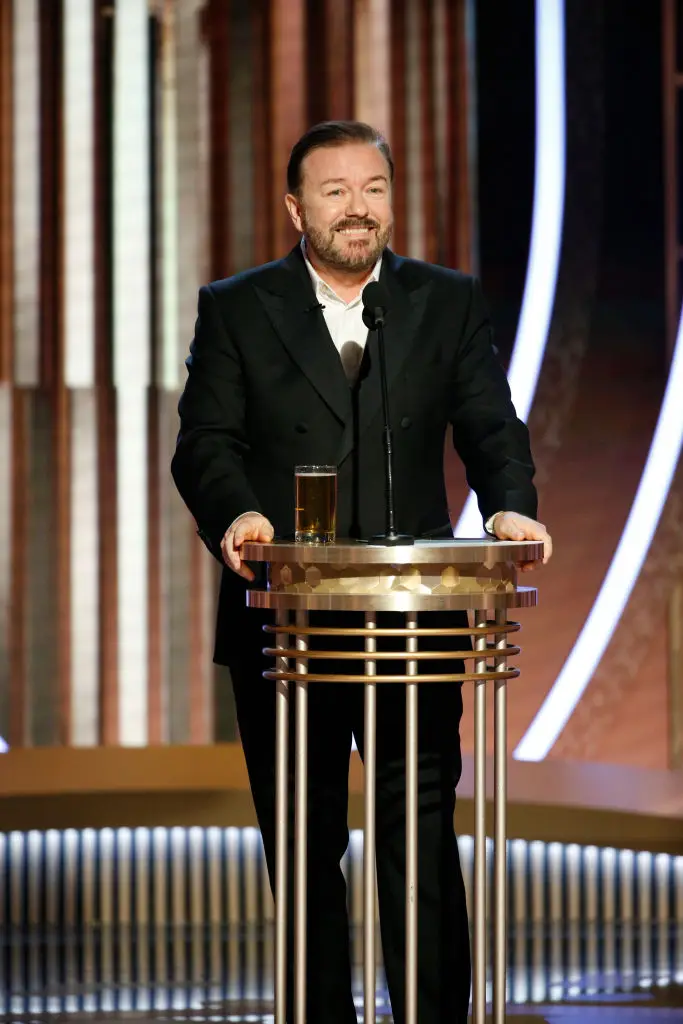 Ricky Gervais has revealed the one joke he decided to scrap at the Golden Globes (Handout/Getty Images)