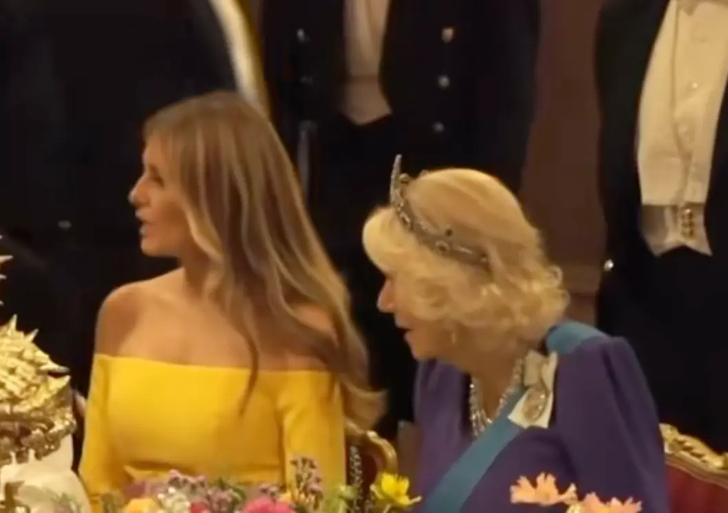 A moment from last night's state banquet has gone viral (Sky News)
