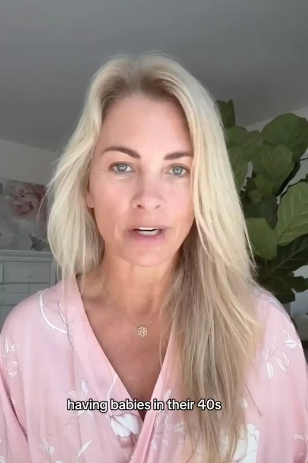 Patti, who birth in her forties, also hit back at online criticism.