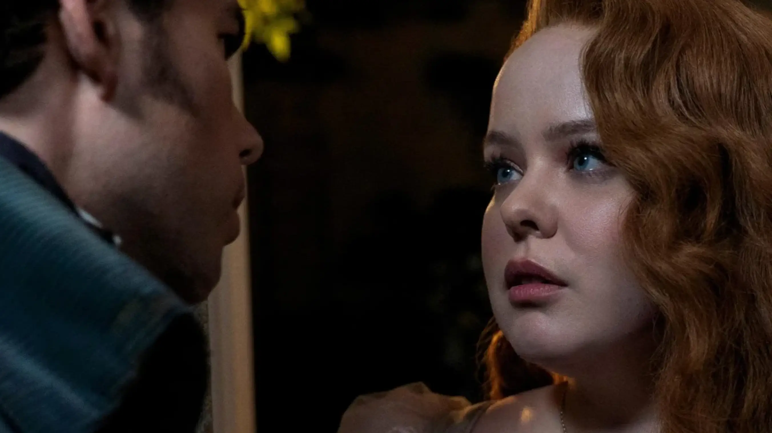 The first half of season three of Bridgerton saw Colin and Penelope get steamy in a carriage. (Netflix)