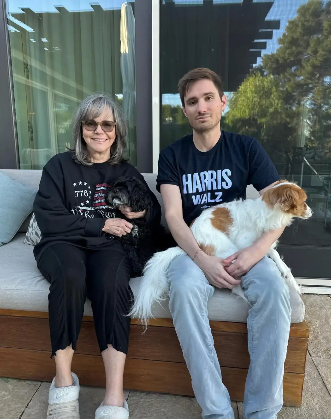 Sam previously gushed about being a 'mumma's boy' (Instagram/@sallyfield)