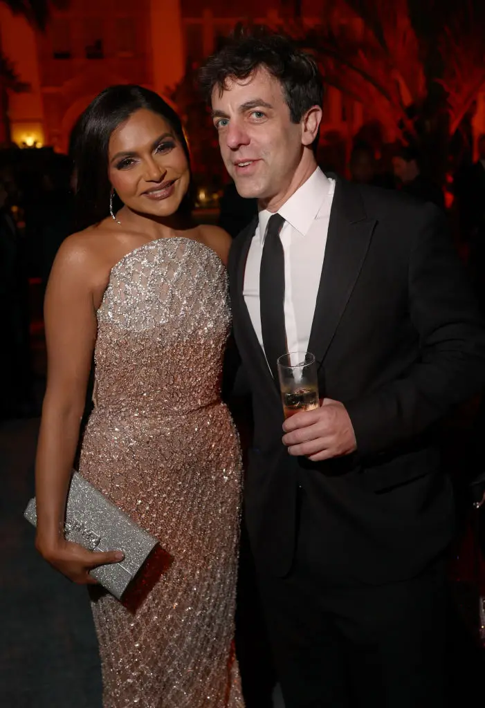  B.J. Novak has opened up about his friendship with his The Office co-star Mindy Kaling (Matt Winkelmeyer/VF25 / Contributor / Getty Images)