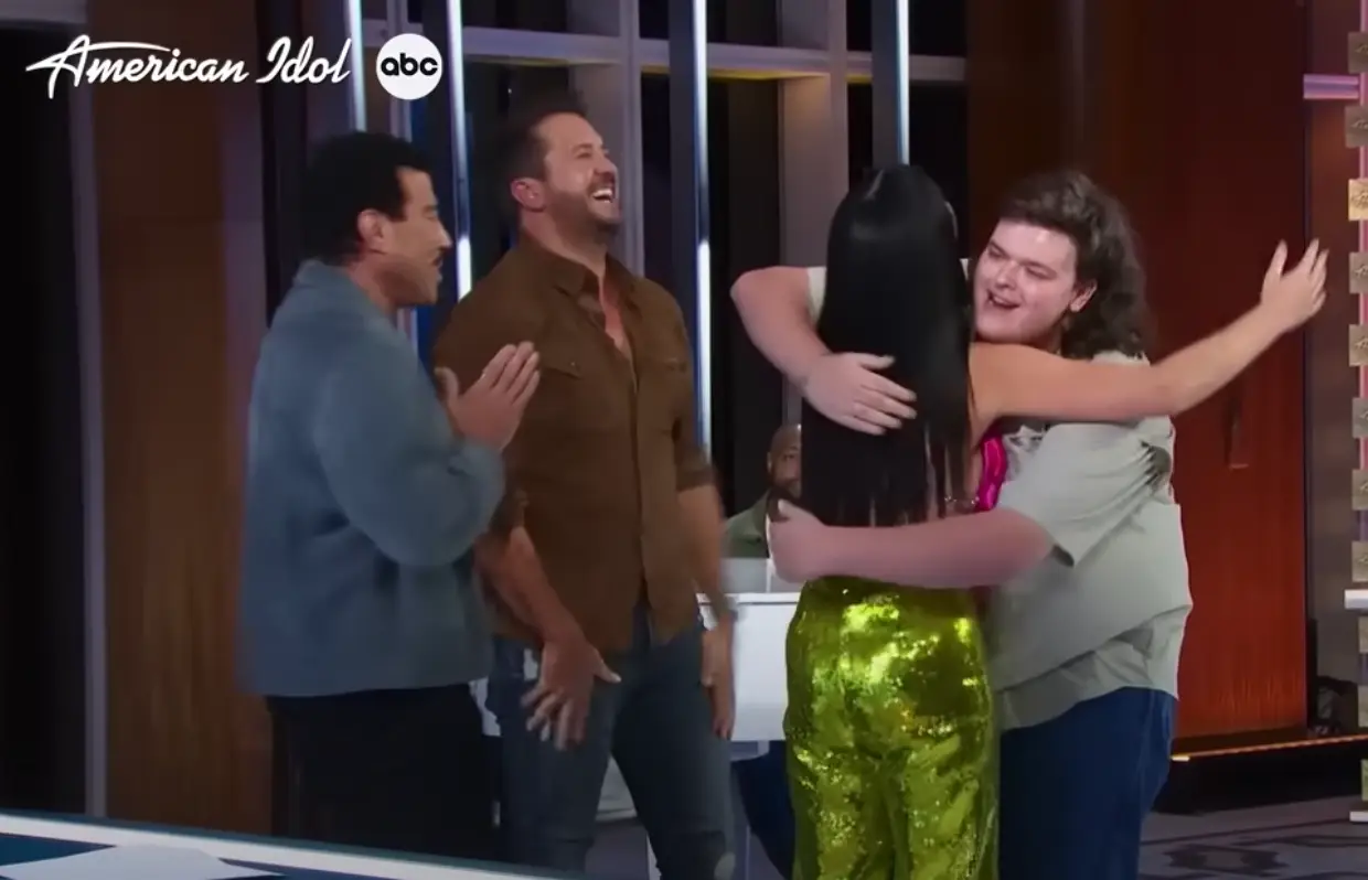 Trey got three yeses and was put through to the next round of the competition.