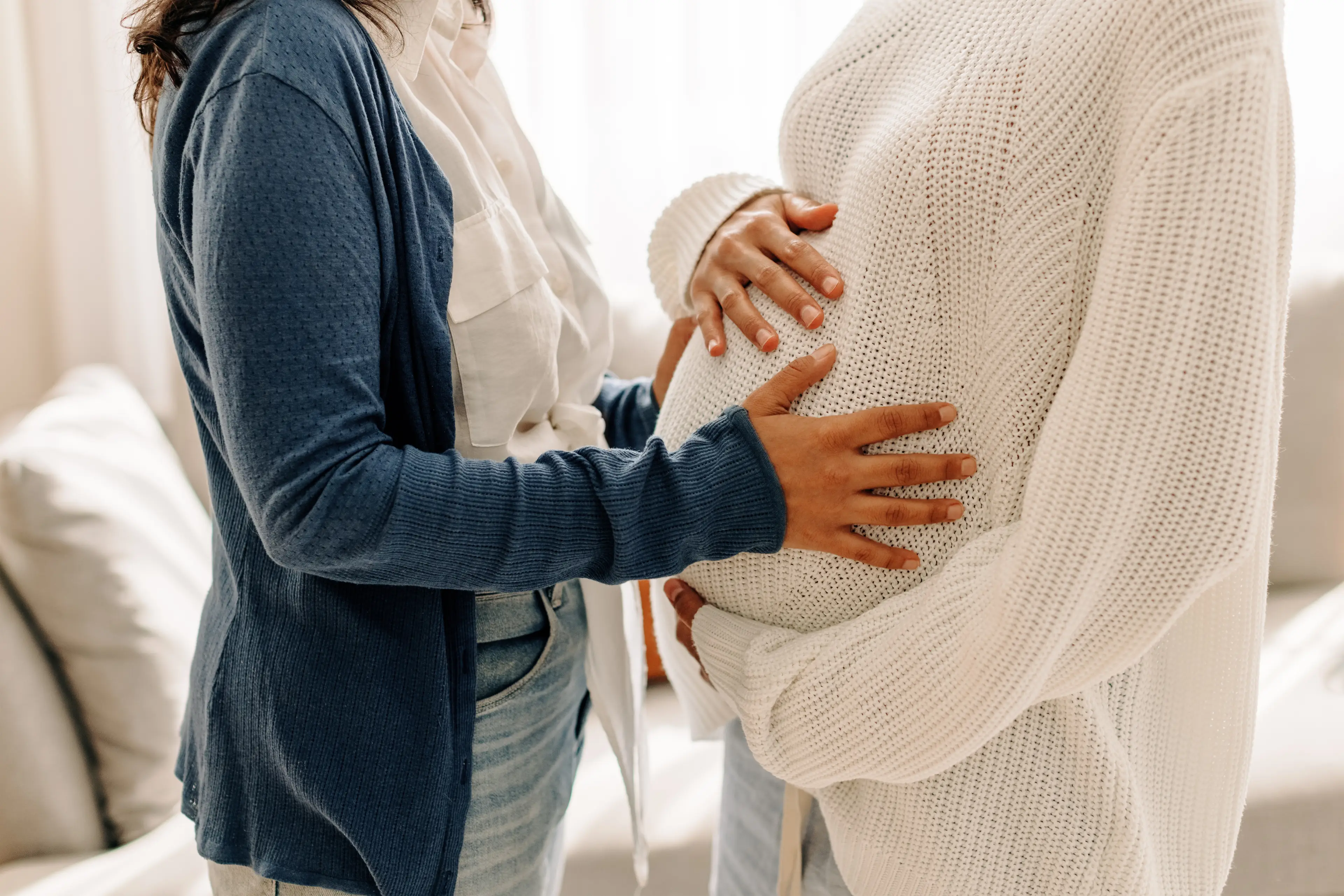 The couple admit to having their surrogate to through several genetic tests (Getty Stock Images)