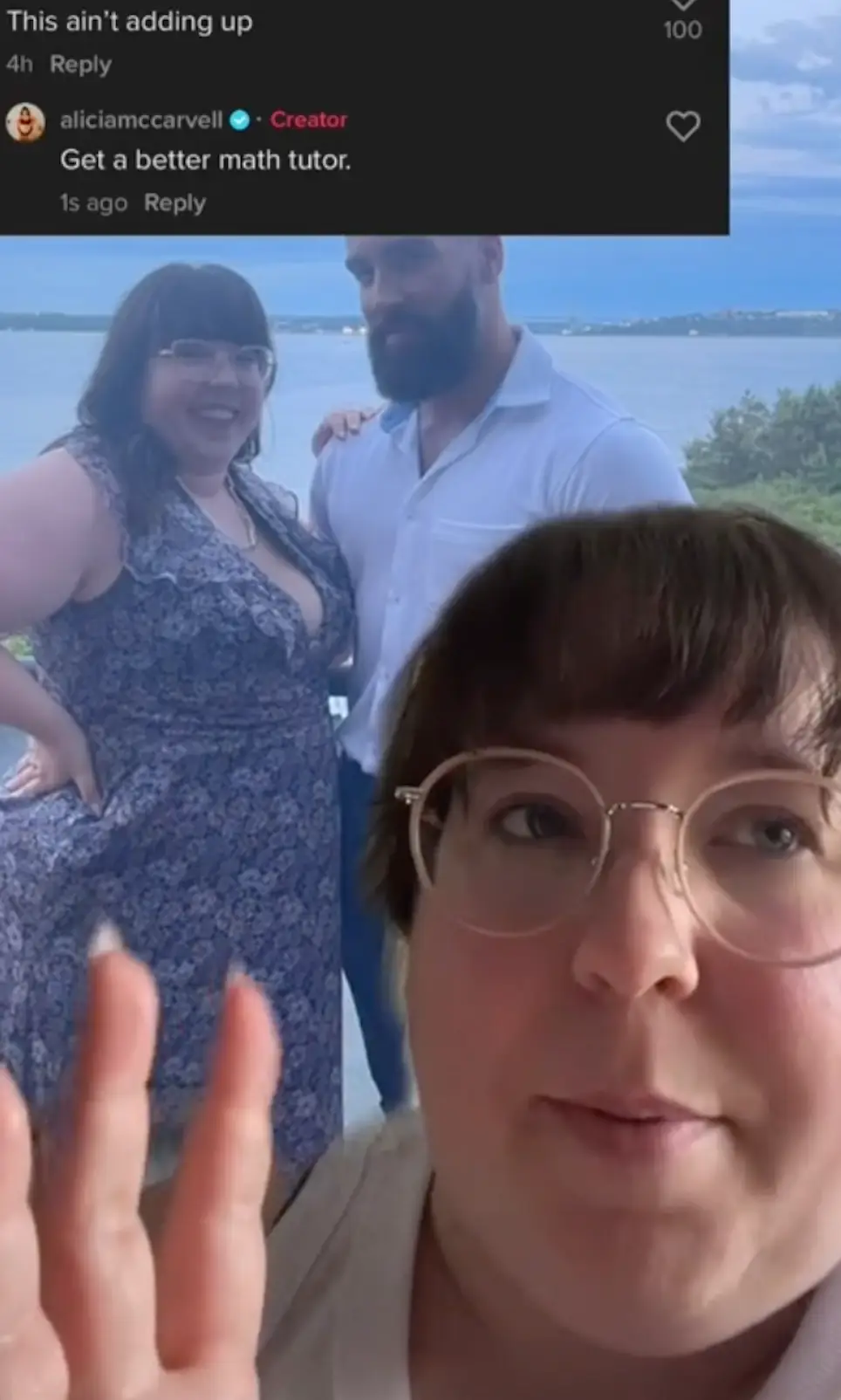 Alicia responded to the hate on social media.