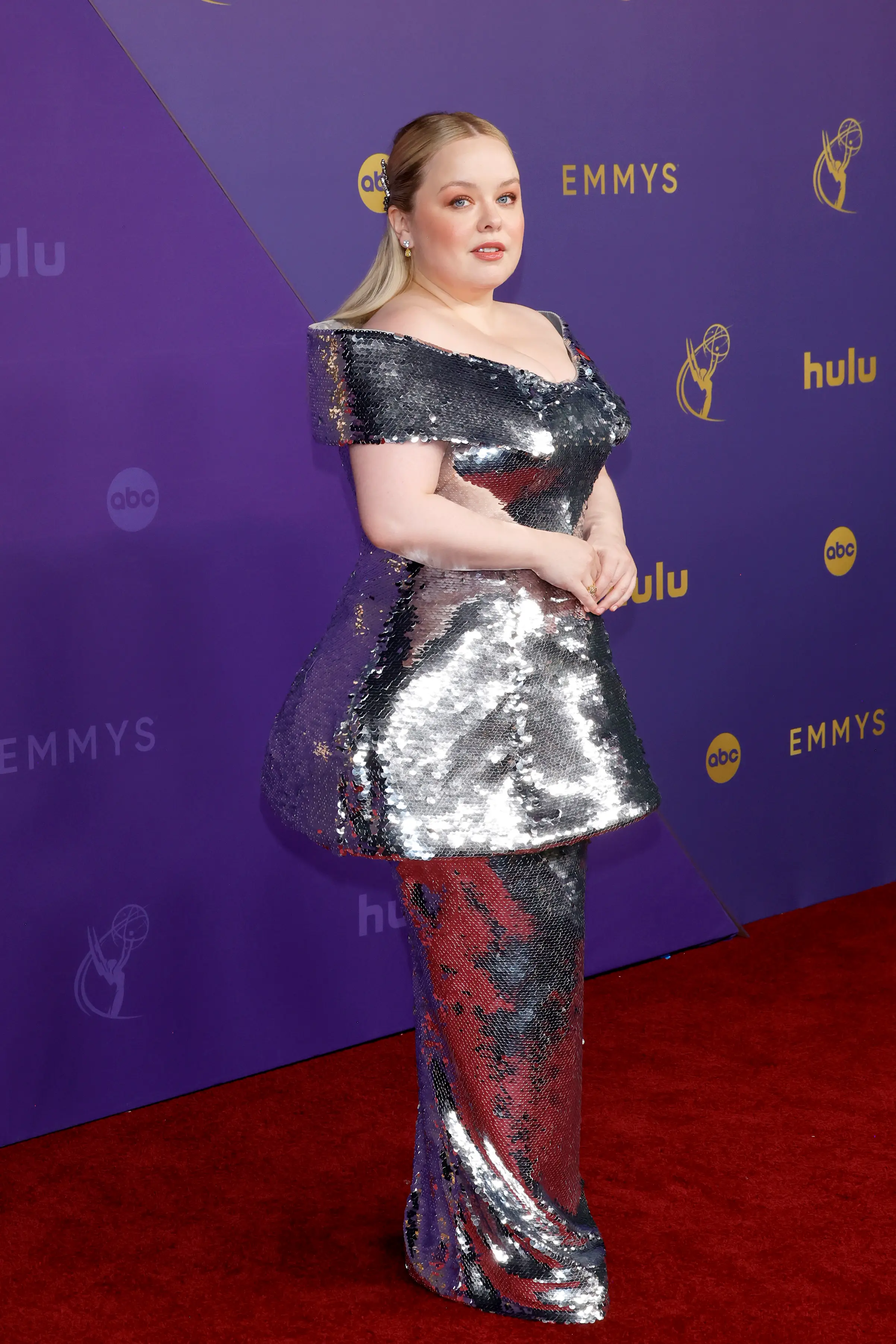 Nicola Coughlan made her Emmy Awards debut over the weekend (Frazer Harrison/Getty Images)