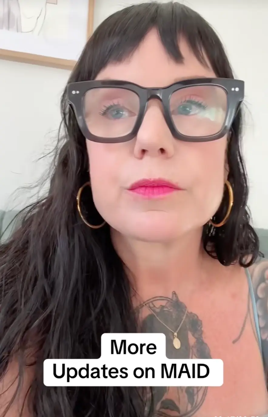 Luna received her diagnosis last year (TikTok/@wheredidrebeccago)