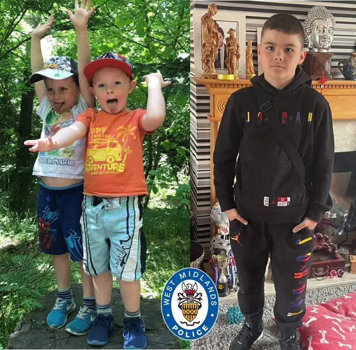Brothers Finlay and Samuel Butler (left) and their cousin Thomas Stewart (right) sadly lost their lives.