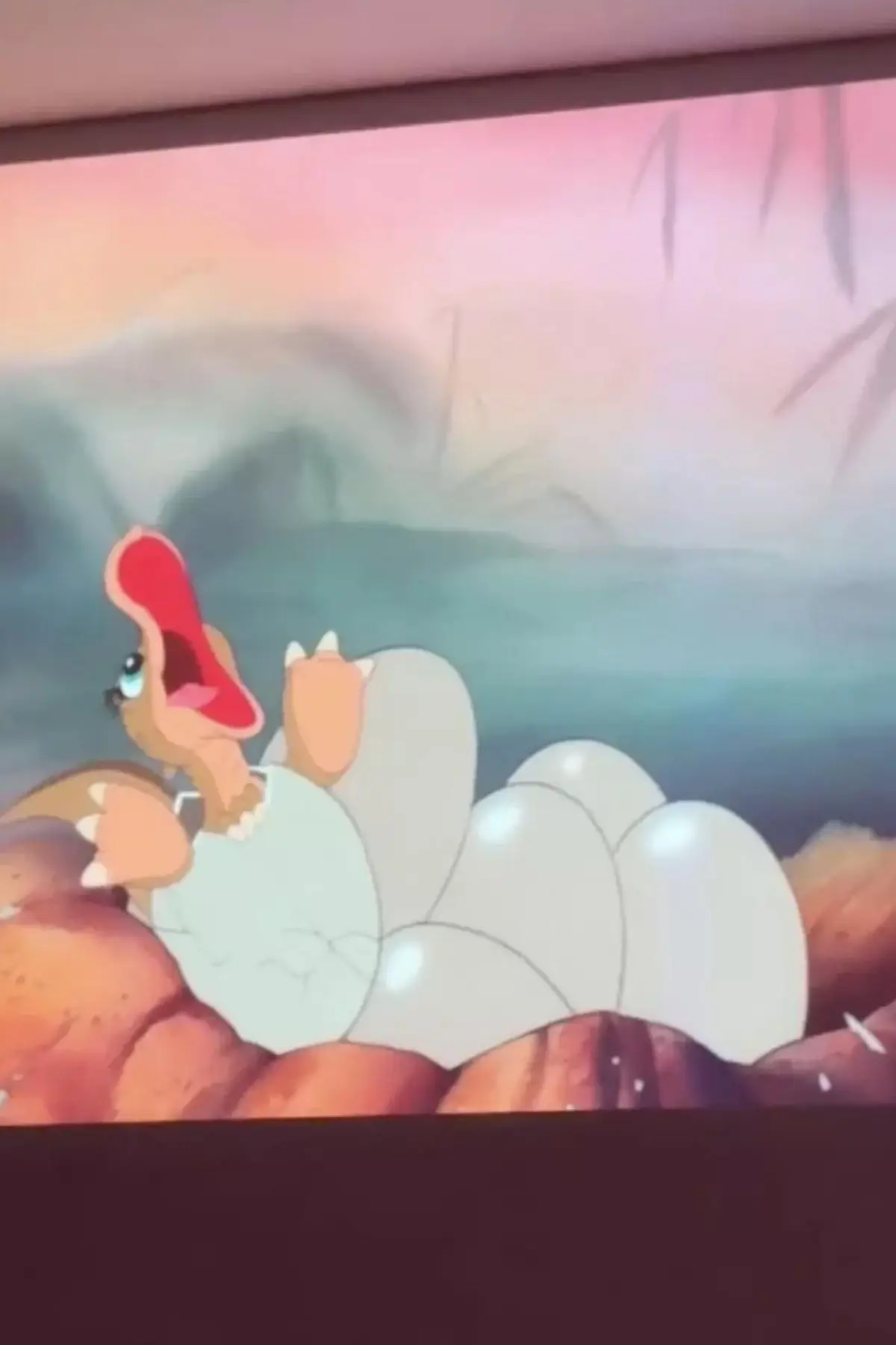 Hailey revealed she was watching The Land Before Time on Instagram (Instagram/@haileybieber)