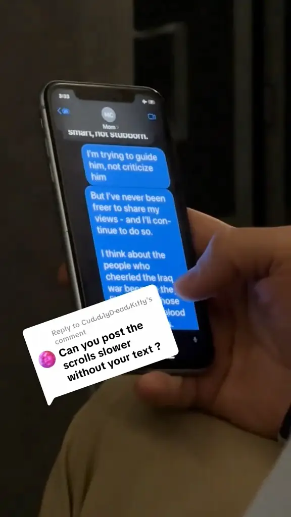 Gaetz's texts made interesting reading (TikTok/@tidesofmarch)