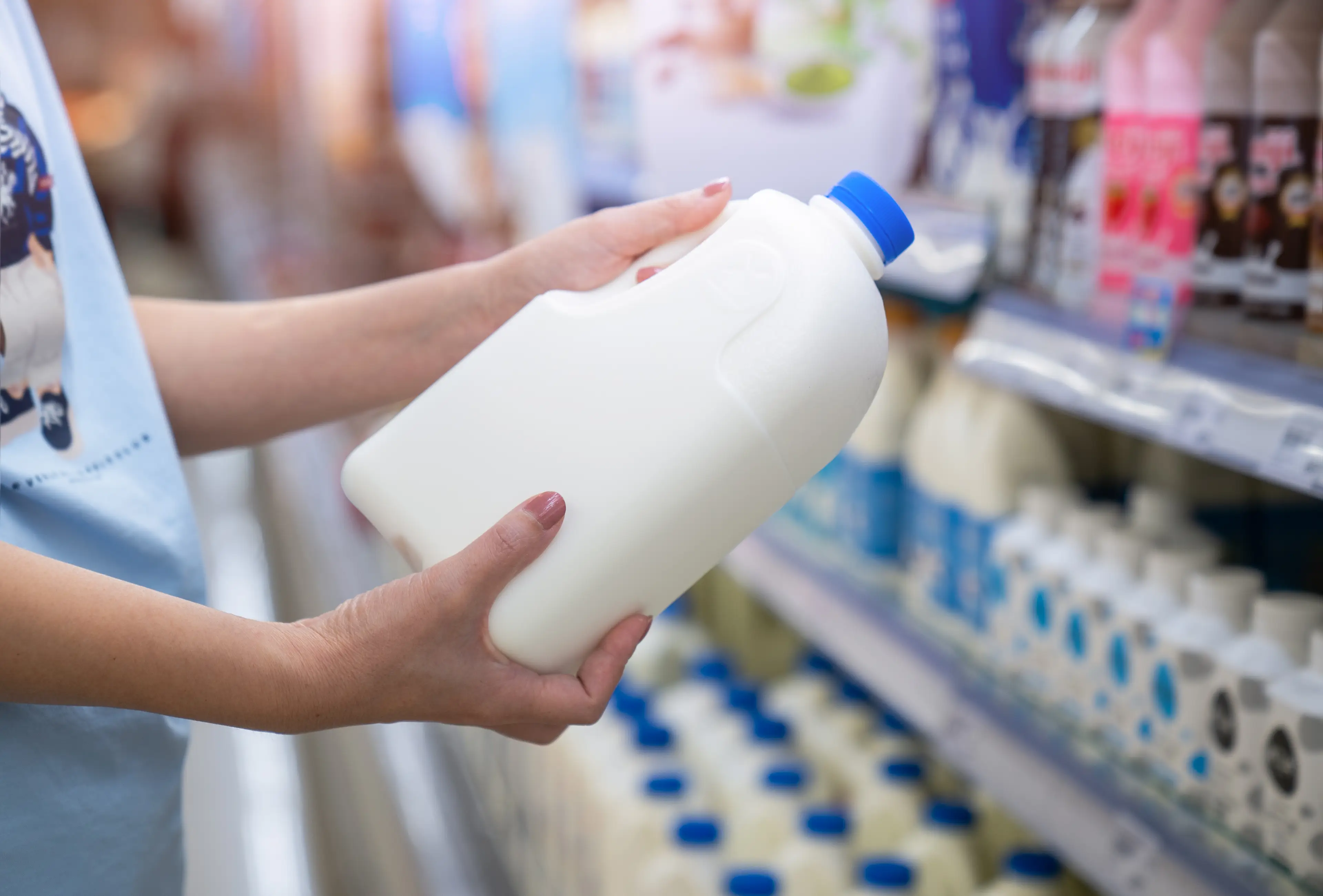 The SKIMS founder admitted she has no idea how much milk costs (Getty stock images)