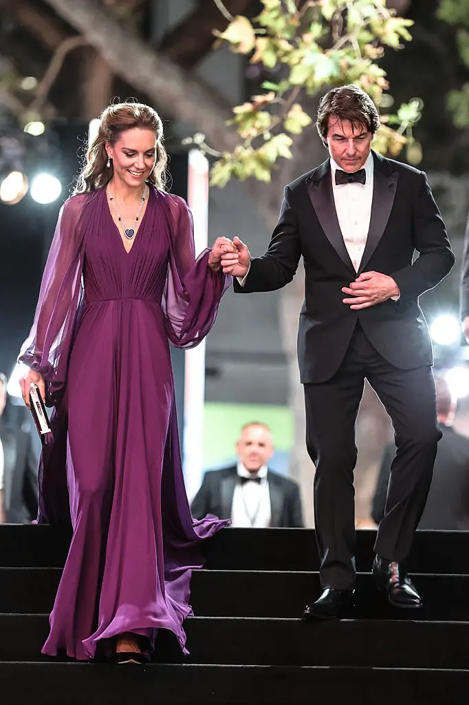 The Prince and Princess of Wales attended the black-tie premiere of Tom Cruise’s new movie, Digger, in London yesterday (Chris Jackson / Staff / Getty Images)