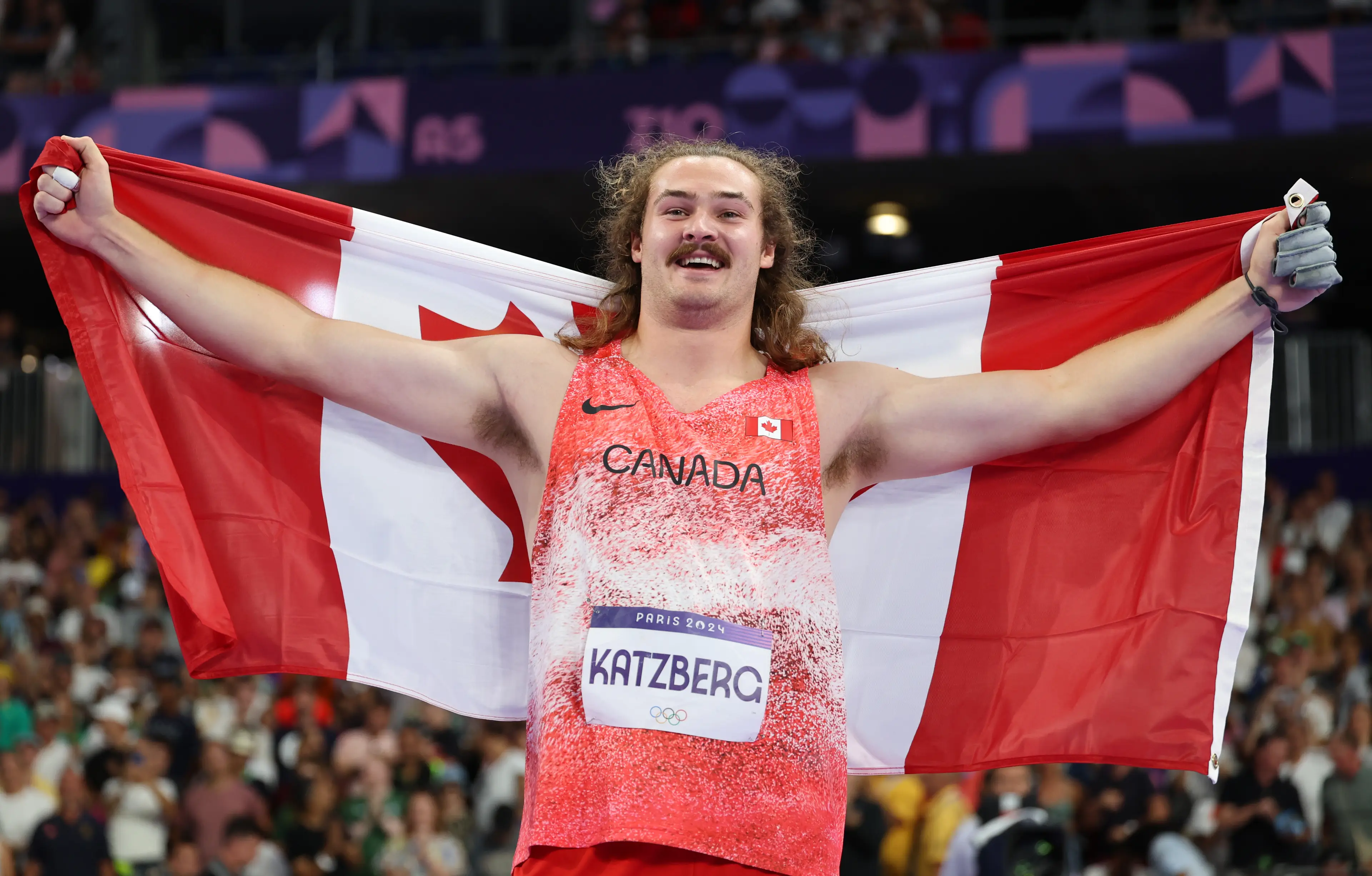 He went home with a gold medal for his country. (Christian Petersen/Getty Images)