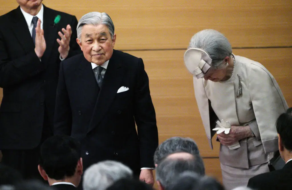 Emperor Akihito stepped back due to his health (EUGENE HOSHIKO/POOL/AFP via Getty Images)