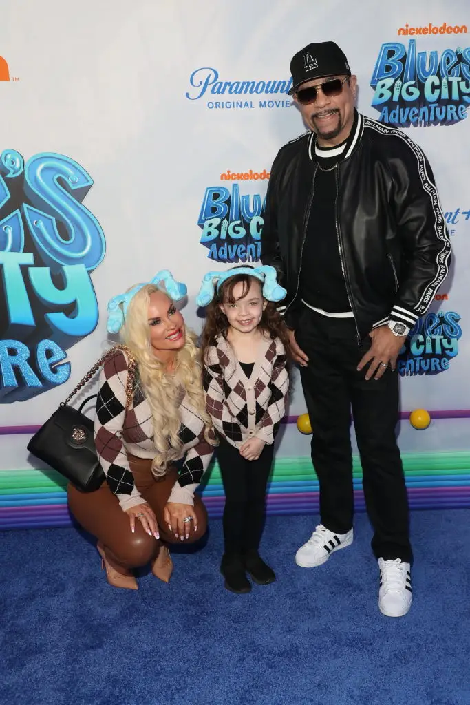 Coco Austin, daughter Chanel Nicole Marrow and Ice-T in 2022 (Rob Kim/Getty Images)