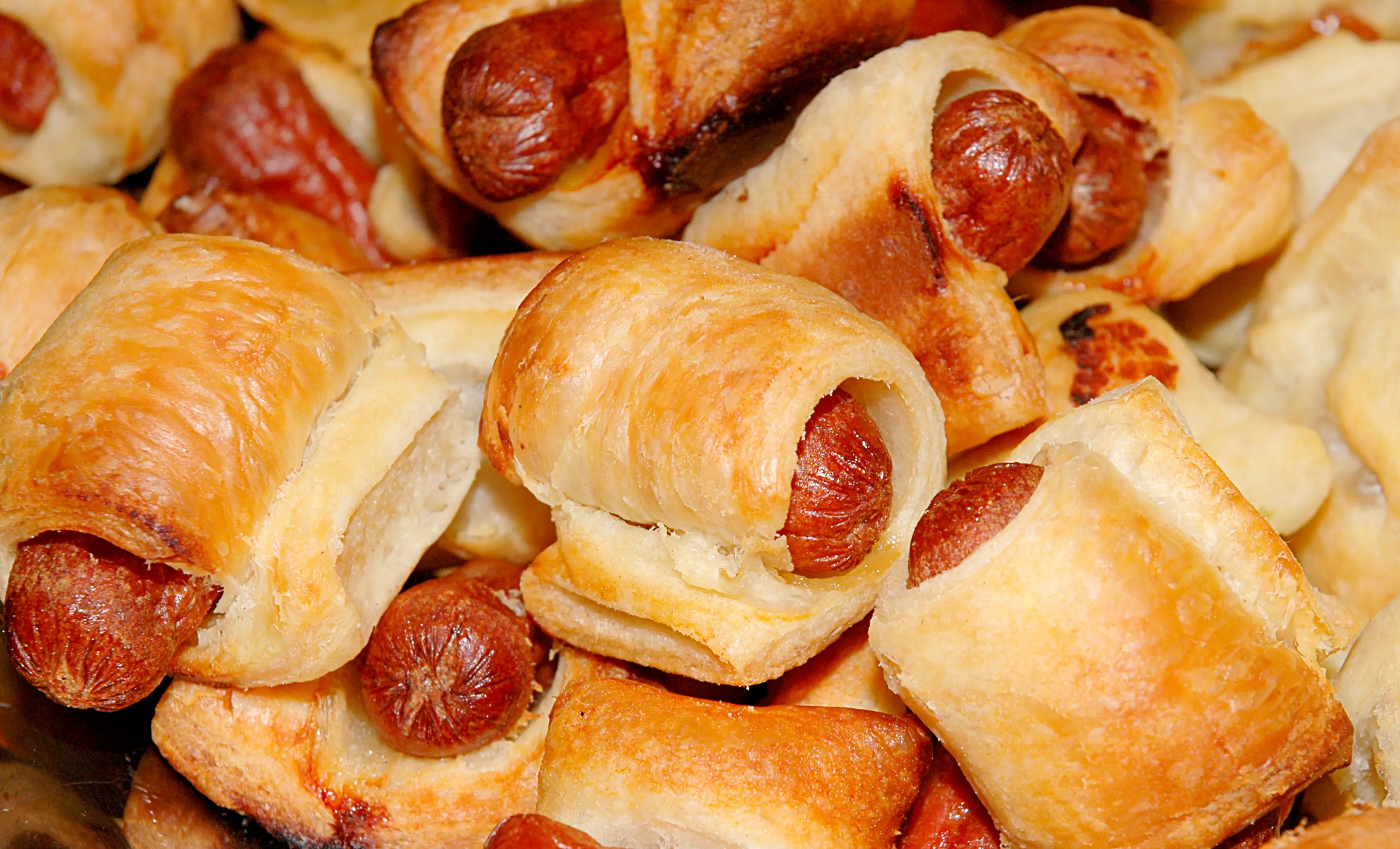 What you'd get if you asked for pigs in blankets in the US (Arthur Gurmankin/Education Images/Universal Images Group via Getty Images)