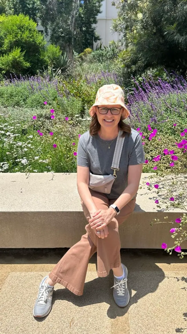 She urged others to get their breasts checked following his diagnosis (Instagram/@msjennafischer)