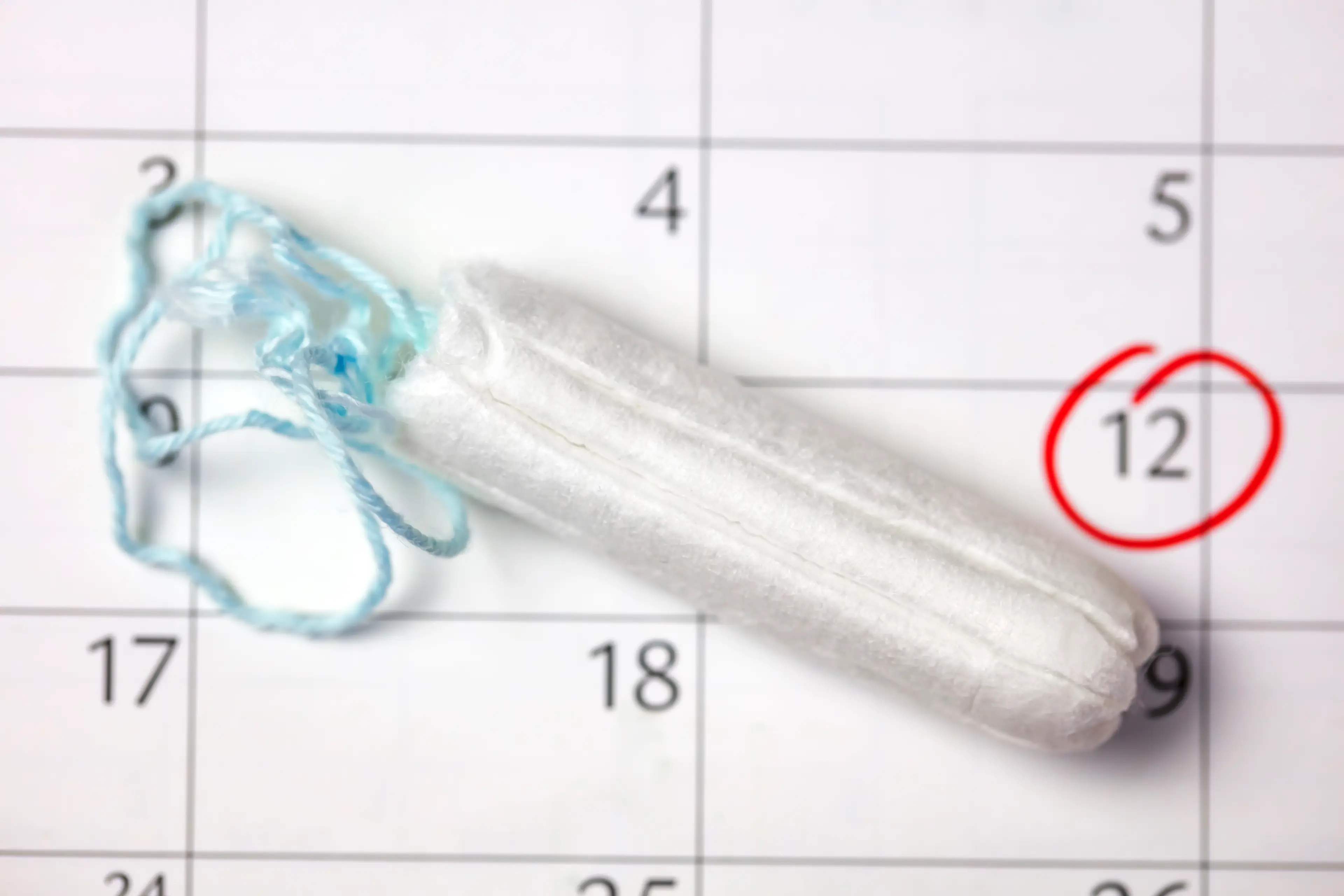 Brown blood could indicate that a period is either about to start, or nearing its end (Getty Stock Image)