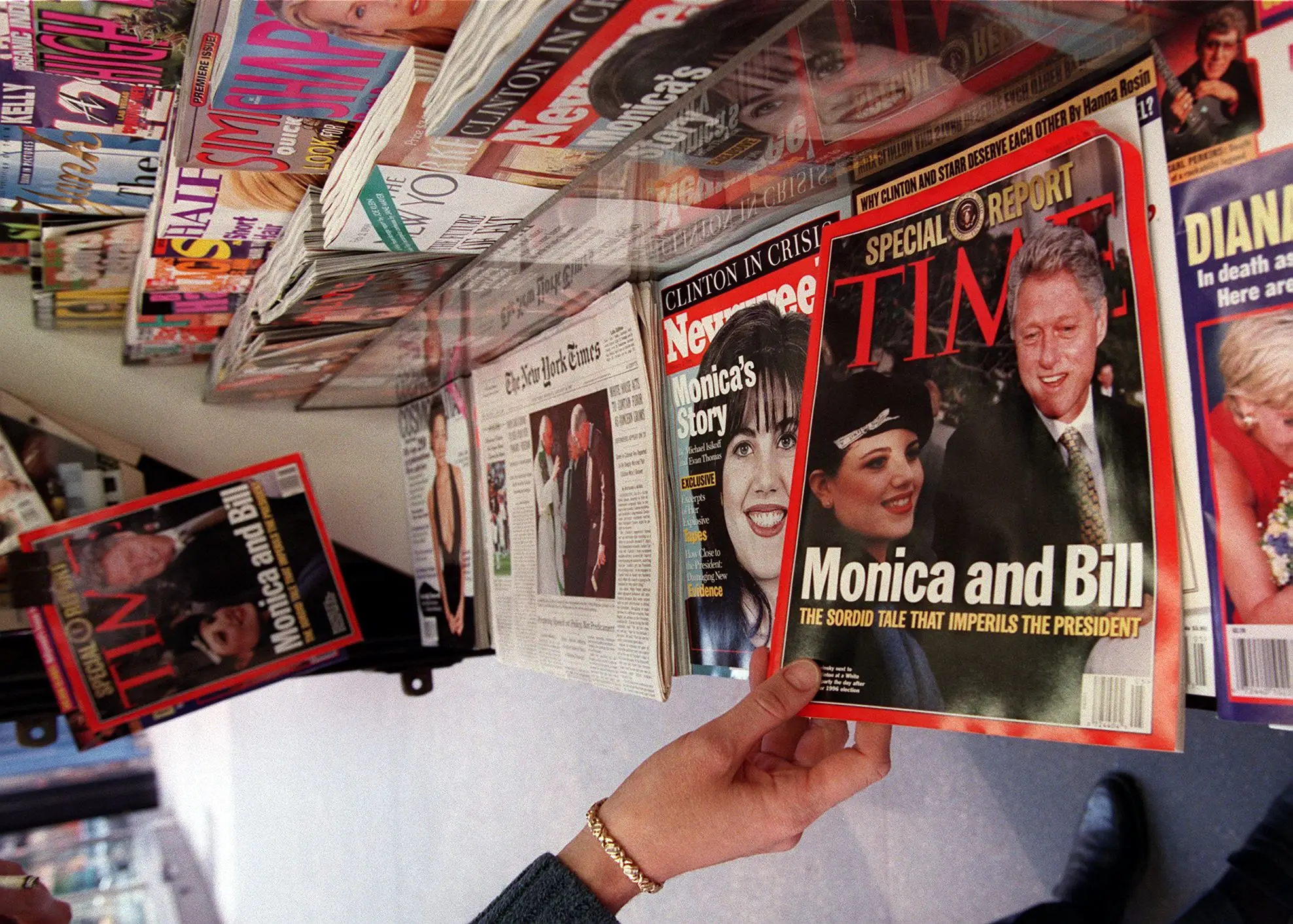 Lewinsky was forced to pay hefty legal fees (JON LEVY/AFP via Getty Images)