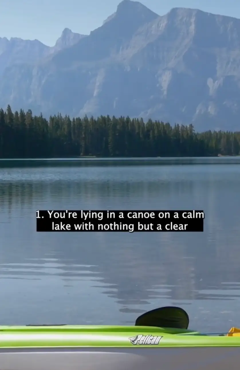 The technique requires picturing one of two scenarios, including a calm lake or a pitch black room. (