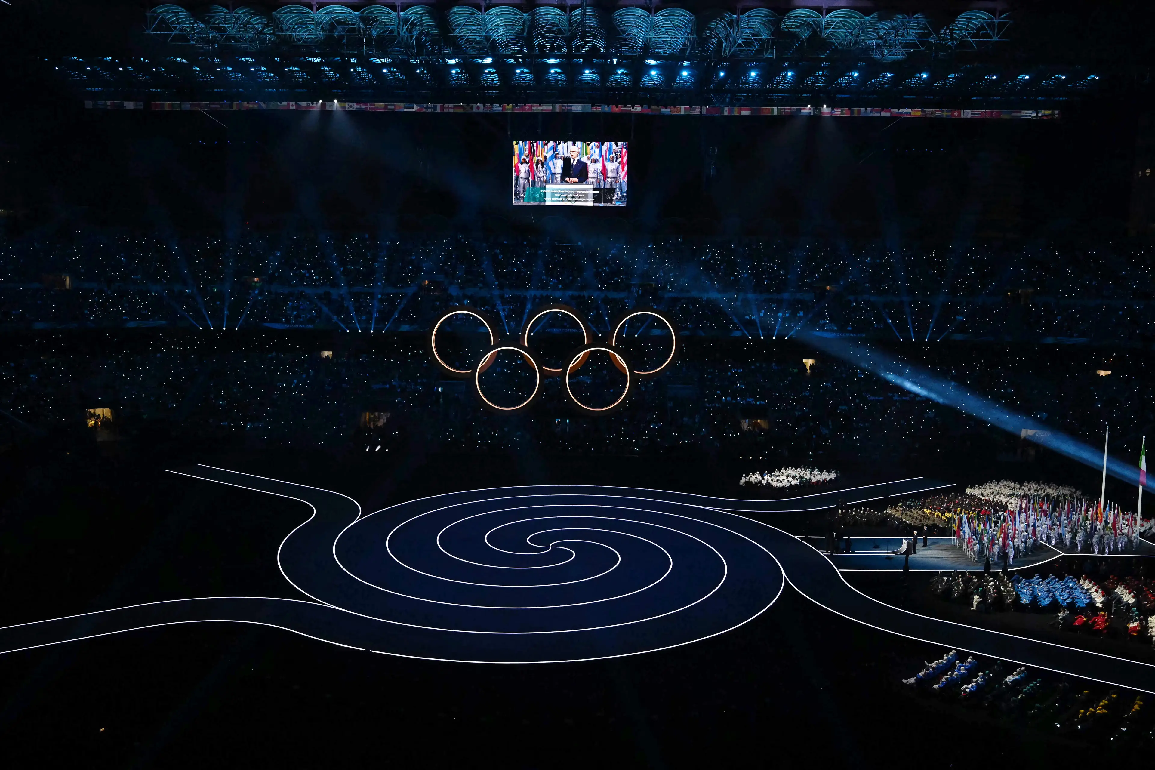 Seven countries are boycotting the 2026 Winter Paralympics opening ceremony (Gabriel BOUYS / AFP via Getty Images)