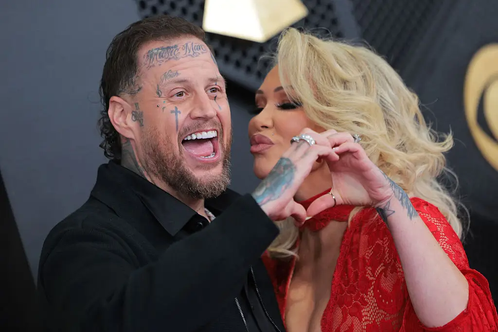 News of Jelly Roll and Bunnie Xo's split broke yesterday (ETIENNE LAURENT / Contributor / Getty Images)