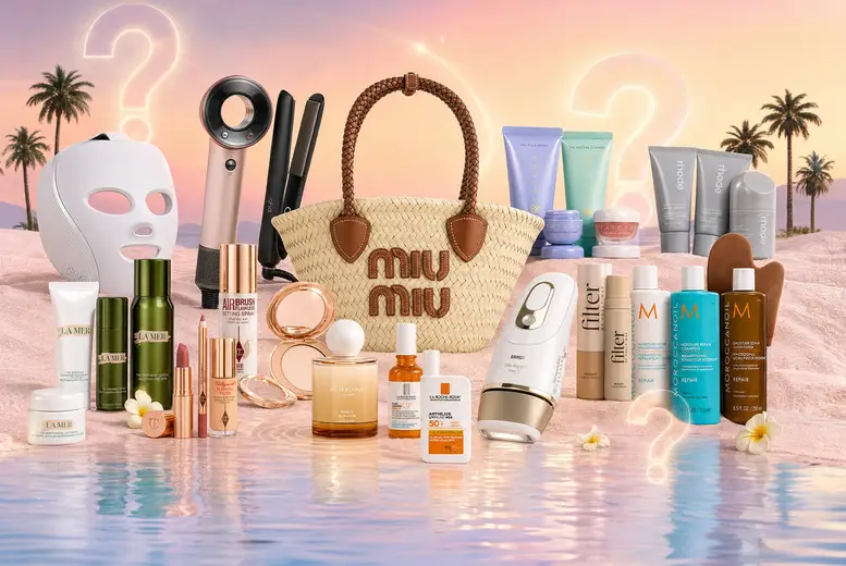 The mystery beauty deal includes top brands such as Dyson, Shark, Rhode and more (Wowcher)