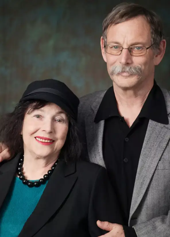 Cohen with her son Neil Siegel (Neil Siegel/USC Viterbi School of Engineering)