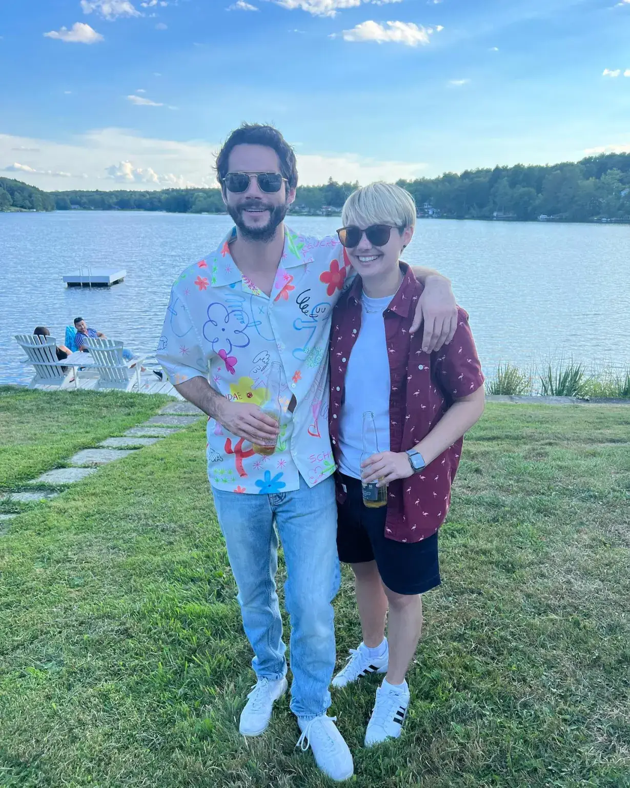 Dylan O'Brien and his sibling, Julz (Instagram/@julzbob417)