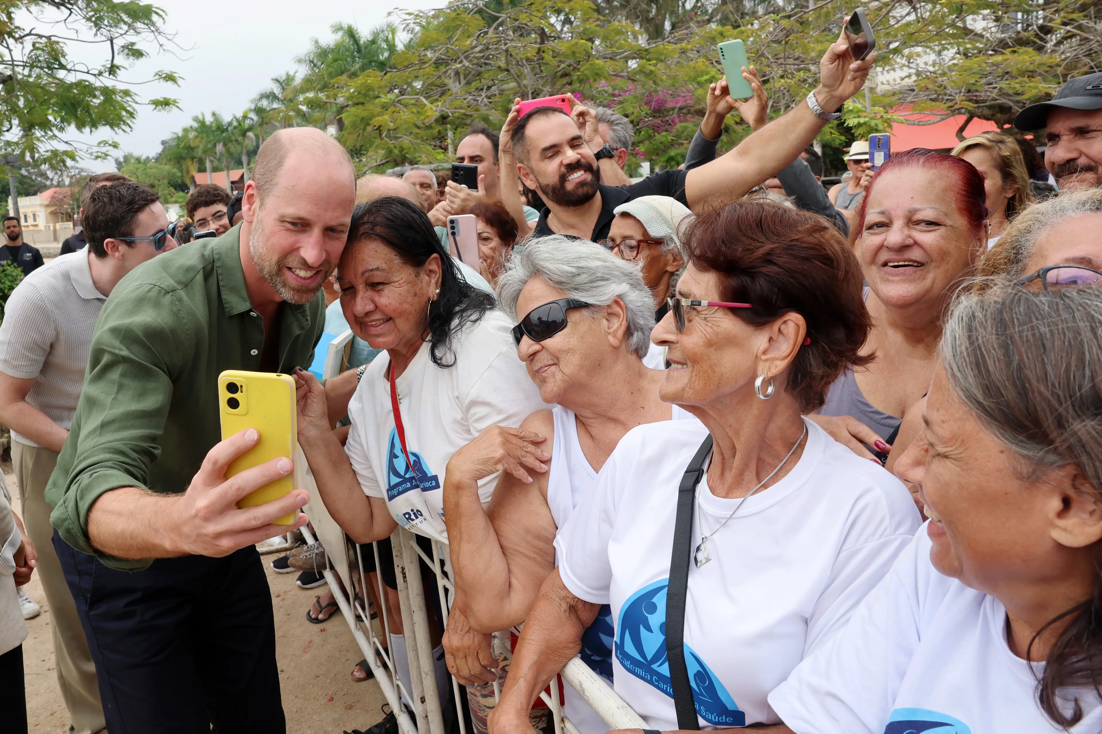 Some lucky royal family fans bagged selfies with Prince William in Rio (Chris Jackson/Getty Images)