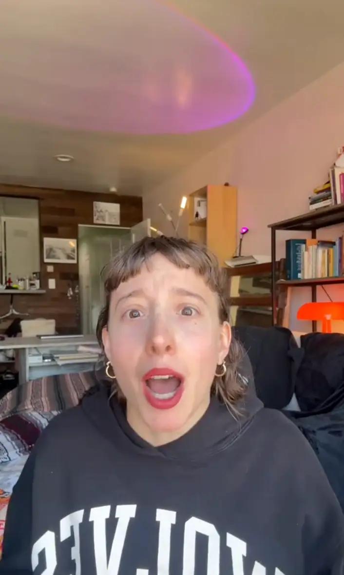 TikToker, Courtney Presto, has shared a follow-up statement after claiming Hailey Bieber 'liked' one of her videos about Selena Gomez and Benny Blanco (TikTok/@courtneypresto)