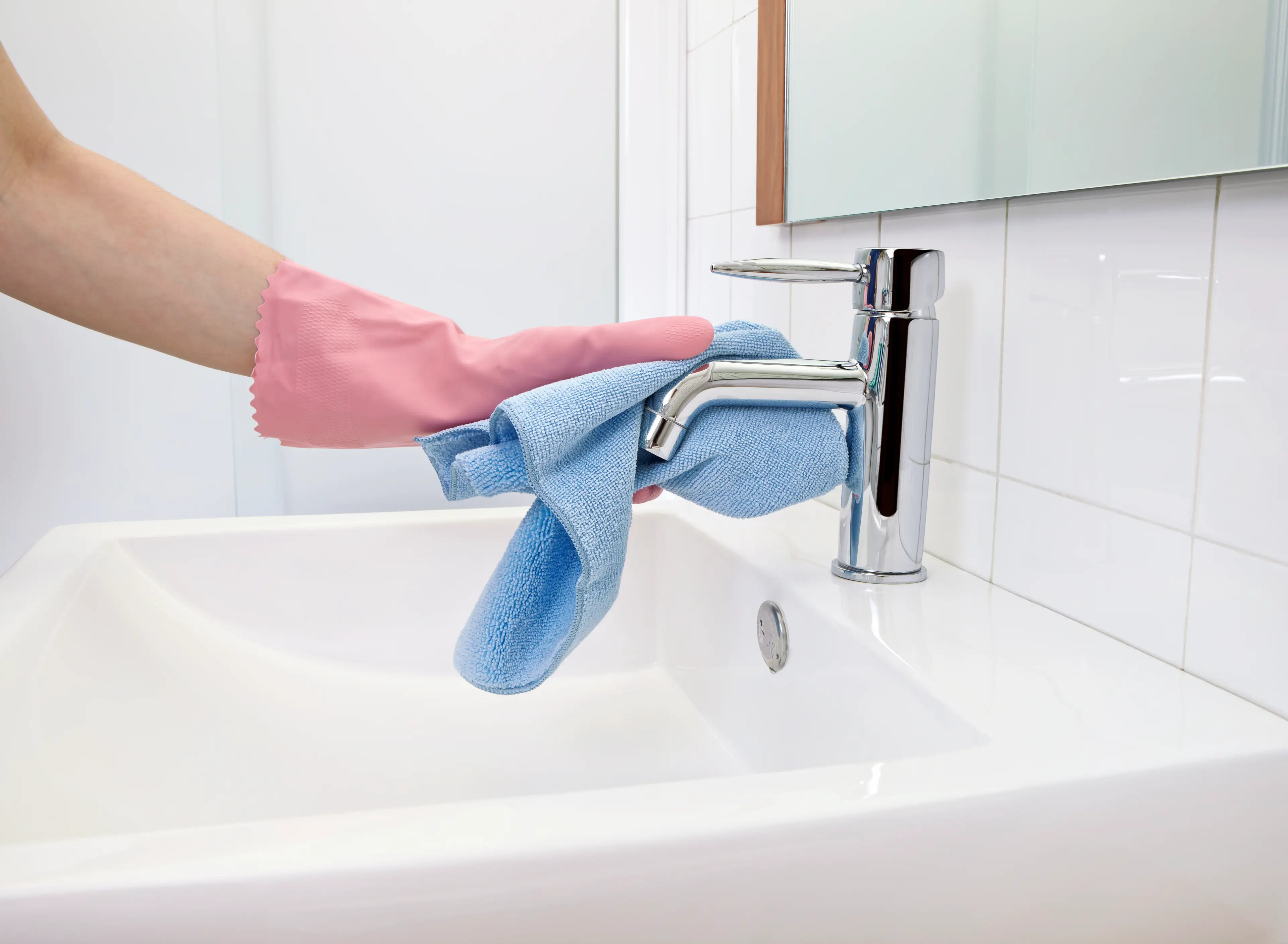 Cleaning the bathroom is arguably one of the hardest household jobs (Getty Stock Image)