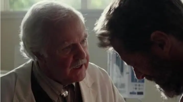 James Handy and Hugh Jackman in Logan (20th Century Fox)