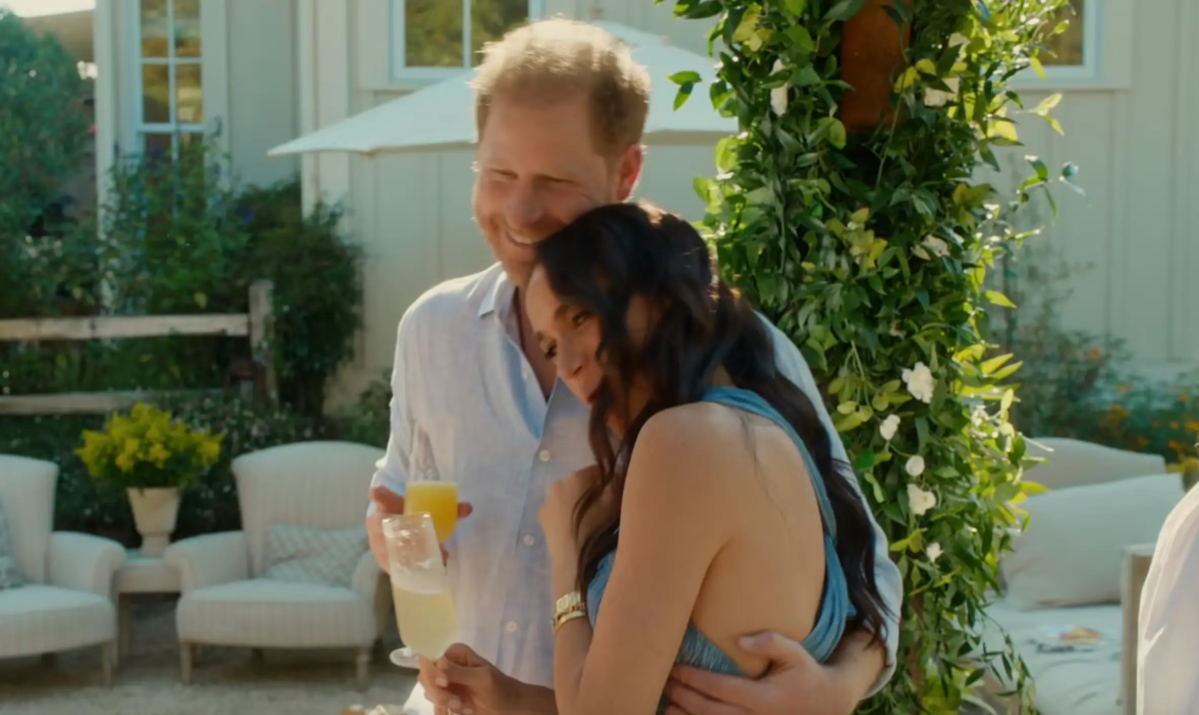 Meghan, Harry and their children live in California (Netflix)
