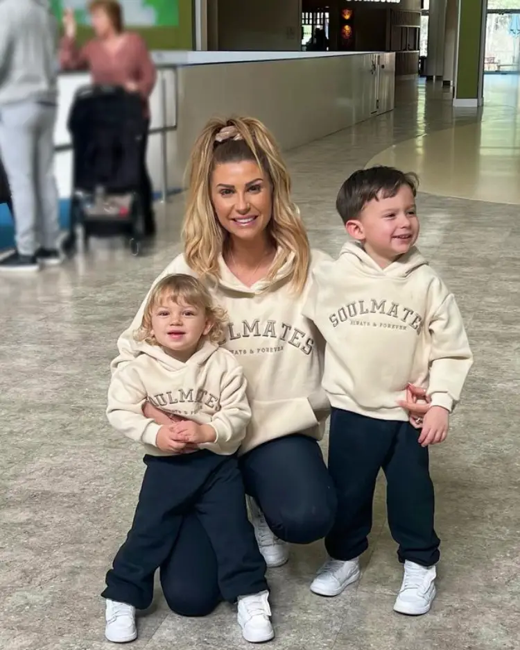 The mum-of-two said the past 10 had been a ‘real life nightmare’ after son Ronnie was rushed into hospital.