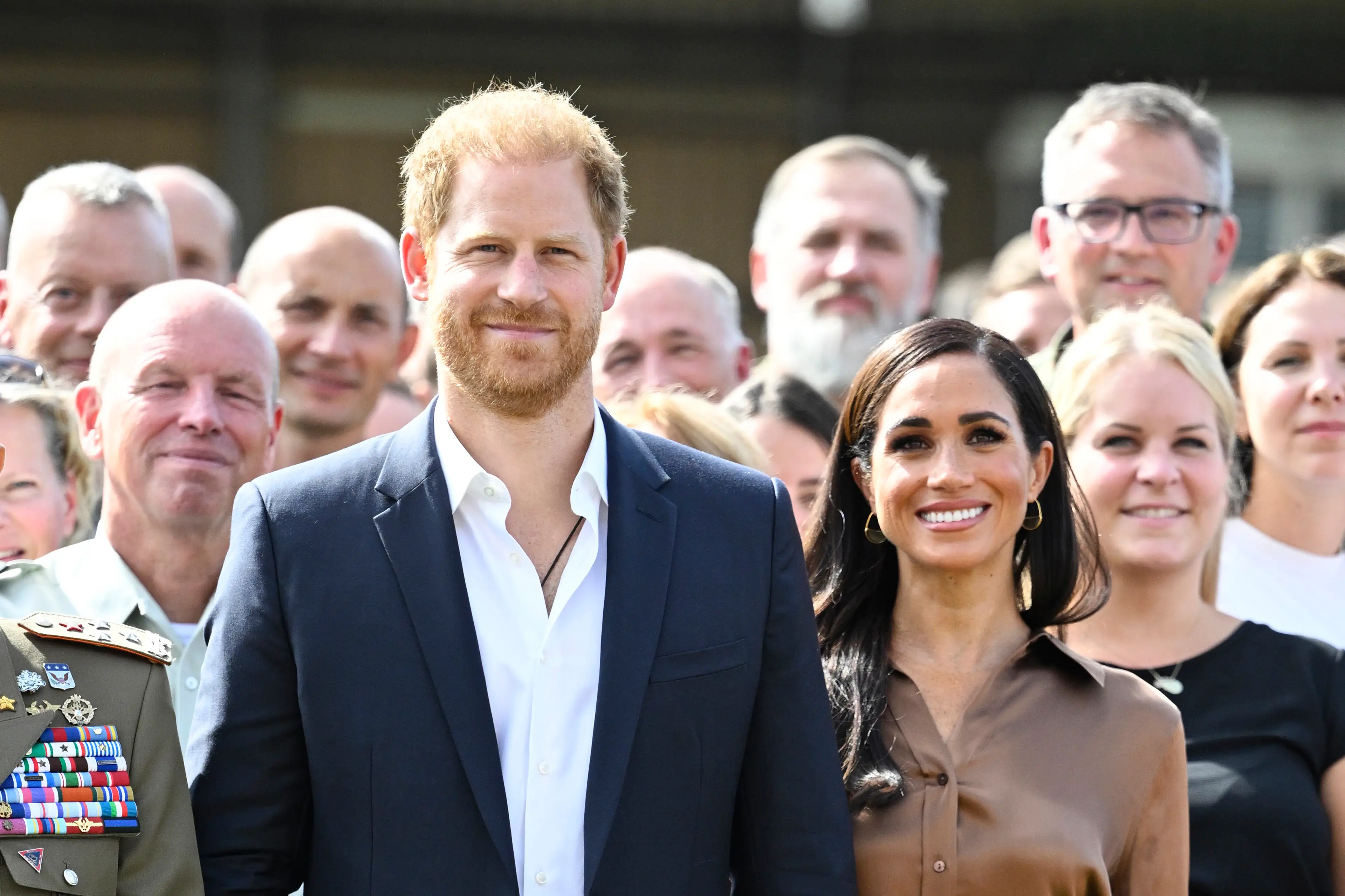 Harry and Meghan are at risk of losing their Sussex titles if they continue to slam the Royal family (Sascha Schuermann/Getty Images for the Invictus Games Foundation)