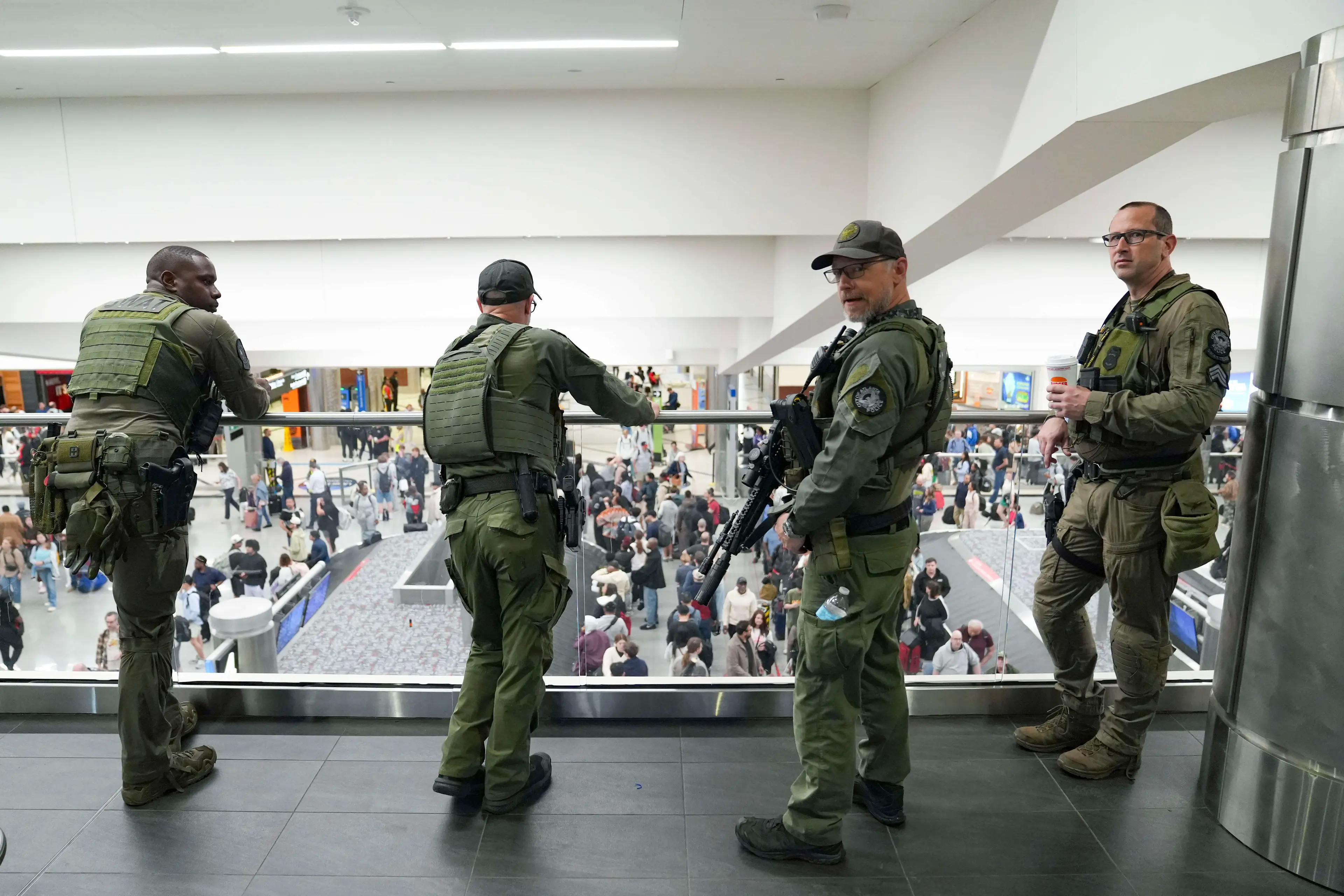 The announcement came amid a TSA walk-out (Megan Varner/Getty Images)