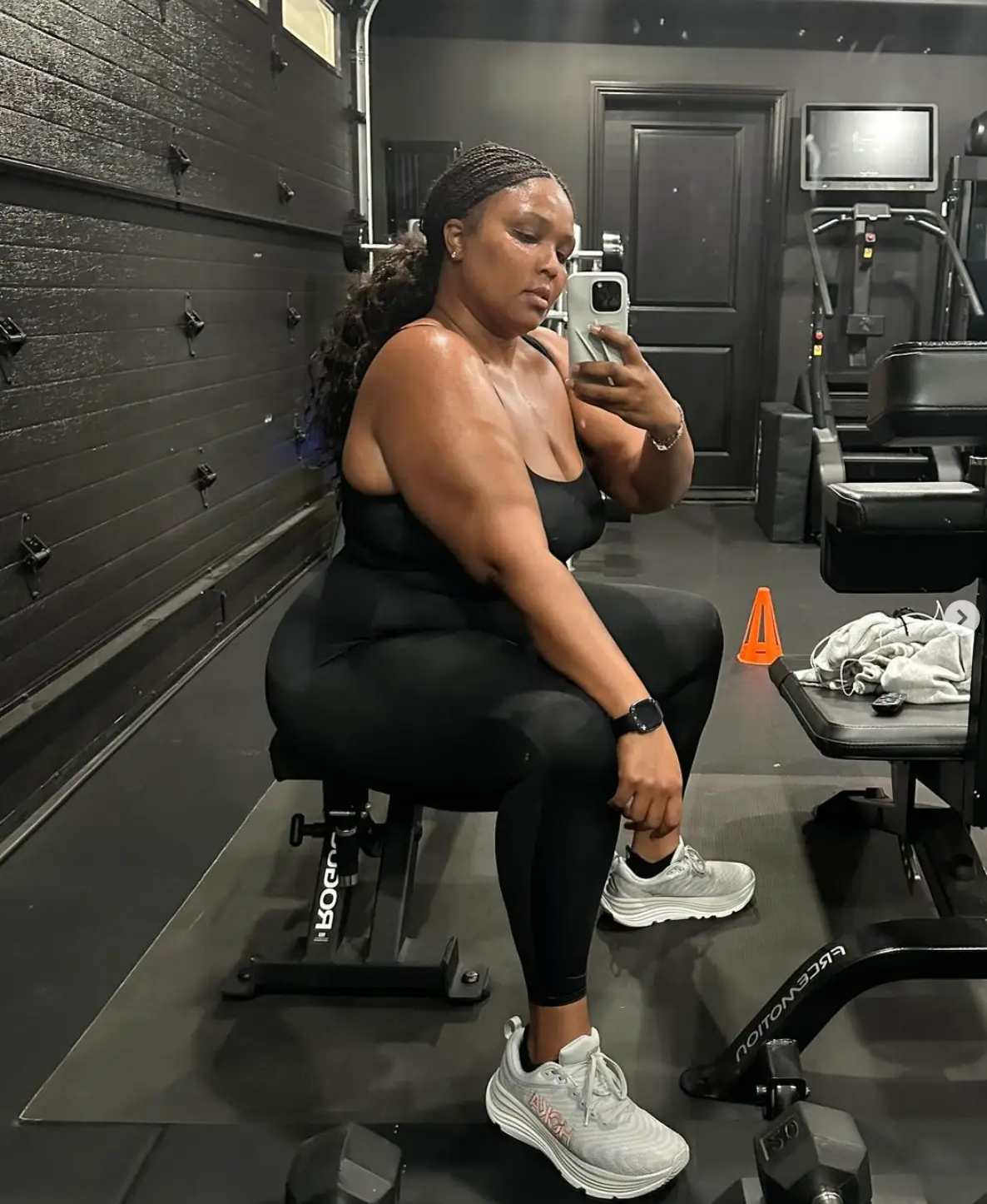 Lizzo has been keeping fans in the loop with her weight loss journey (Instagram/@lizzobeeating)