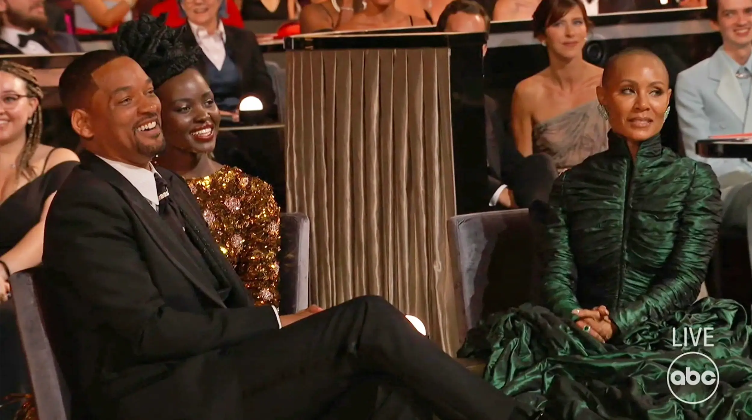 The joke did not land well with Jada and Will.