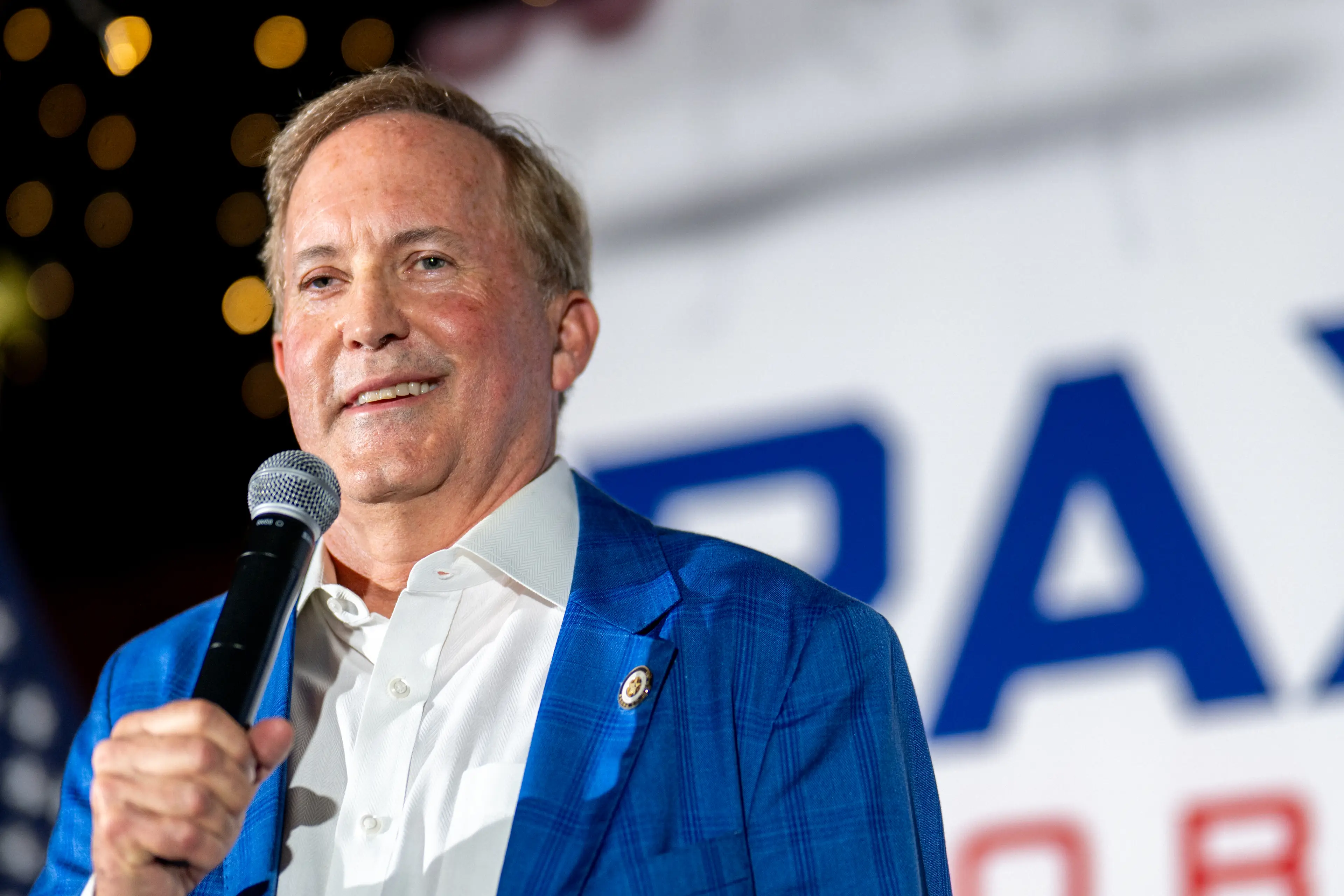 Politician Ken Paxton filed a petition for doctors to give the 'life-saving' care Gabriel needs (Brandon Bell/Getty Images)