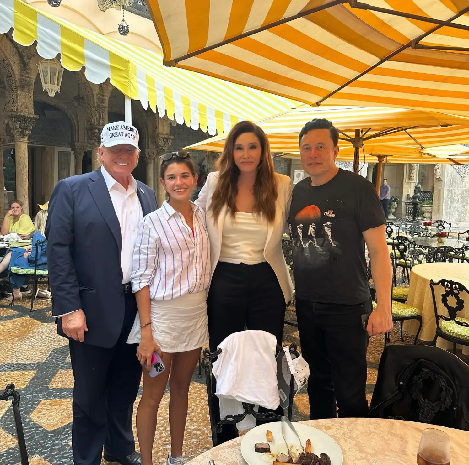 Jenner previously supported Trump's election victory (Instagram/@caitlynjenner)