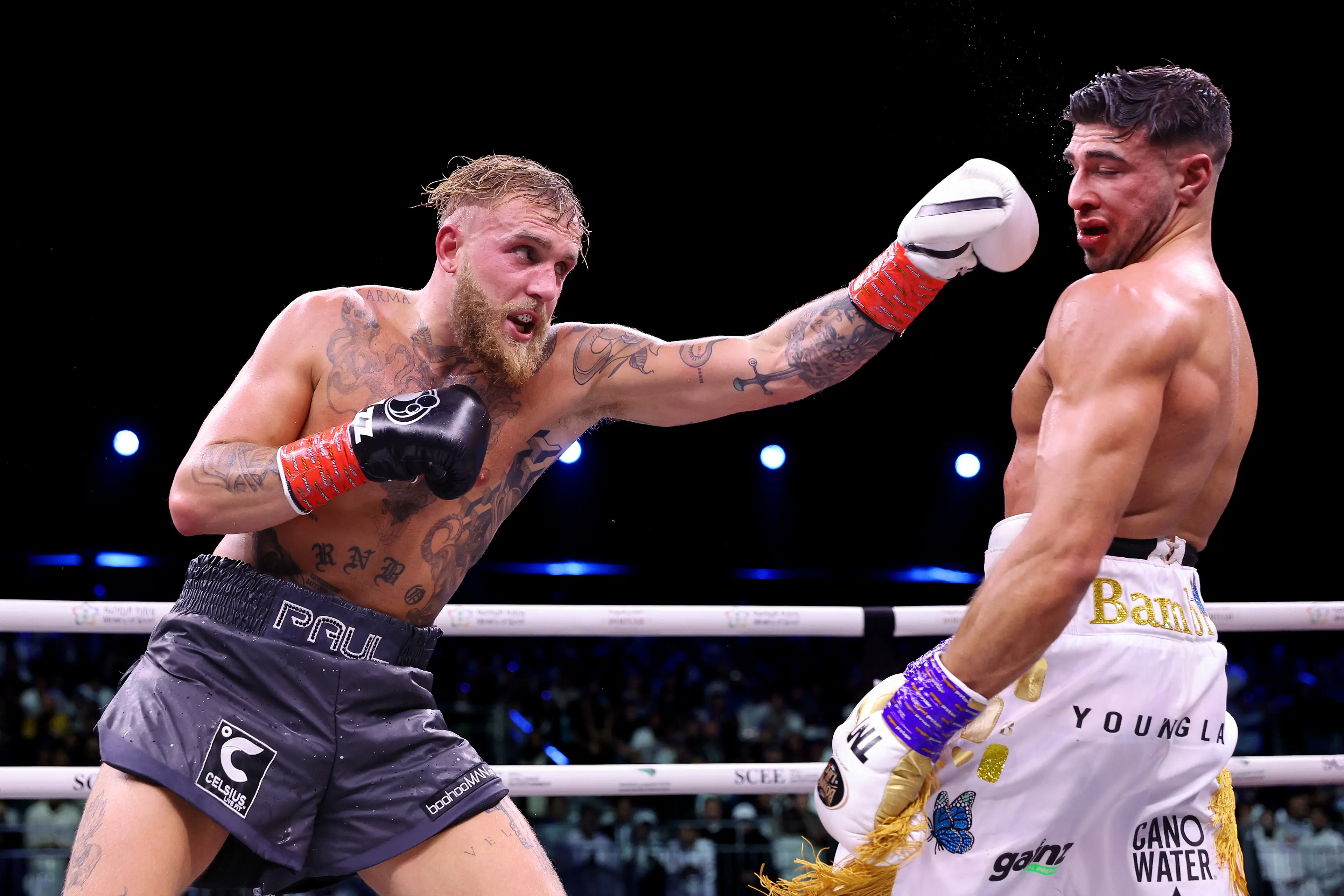 Tommy Fury fought Jake Paul just days after Bambi was born (Francois Nel/Getty Images)