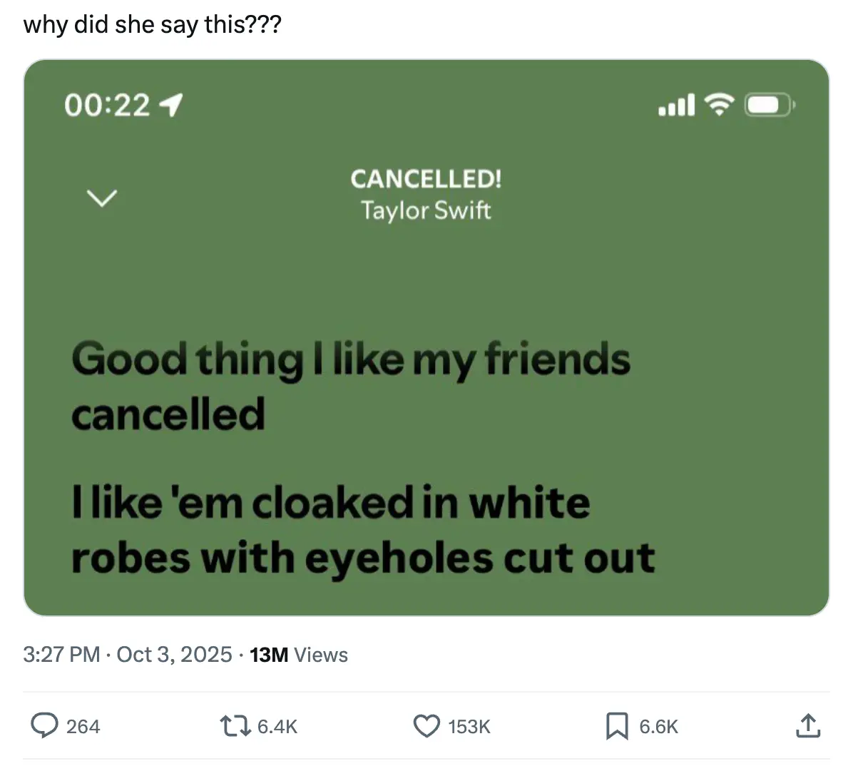 The false lyrics were spread online (X)