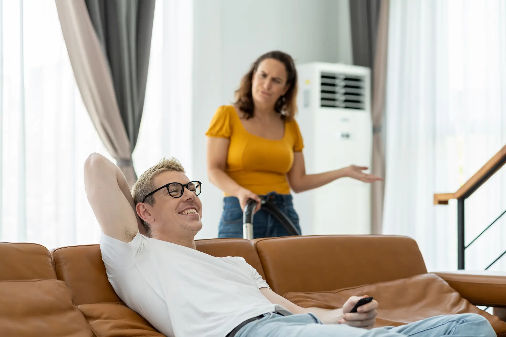 Being ‘chill’ can quietly become emotionally frustrating and eventually exhausting for one partner (Amorn Suriyan/Getty Images)